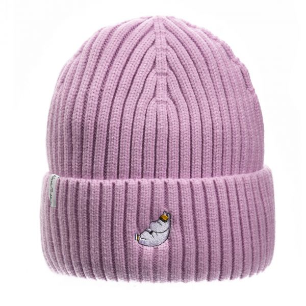 NORDIC BUDDIES - WINTER HAT BEANIE ADULT MOOMIN - WINTER MÜTZE - PURPLE