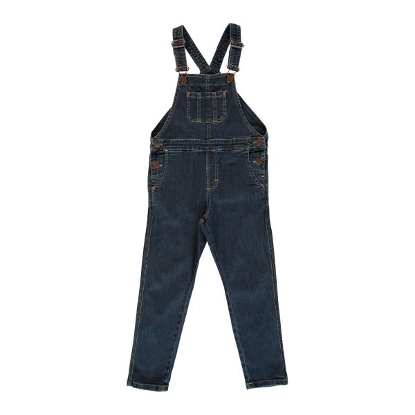 MAXOMORRA - DUNGAREES DENIM - DUNGAREES DENIM - MEDIUM DARK WASH