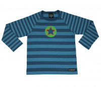 VILLERVALLA - T-SHIRT L/S - GERINGELTES LANGARMSHIRT - STREIFEN OCEAN/OCEAN VILLERVALLA - T-SHIRT L/S - GERINGELTES LANGARMSHIRT - STREIFEN OCEAN/OCEAN