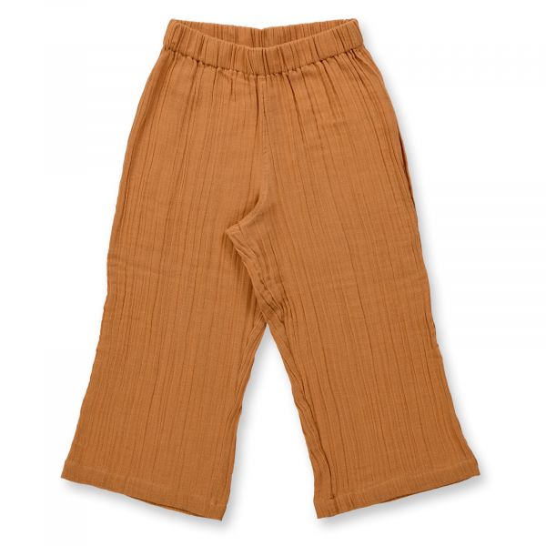 SENSE ORGANICS - LISANN - WEICHE MUSLIN HOSE - CARAMEL