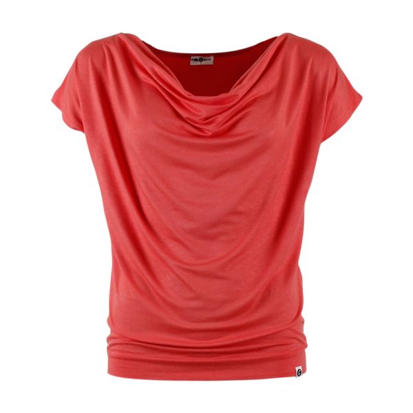 CHILLS & FEVER - SHIRT MIMI SUMMER - DAMEN KURZARM OBERTEIL - CORAL