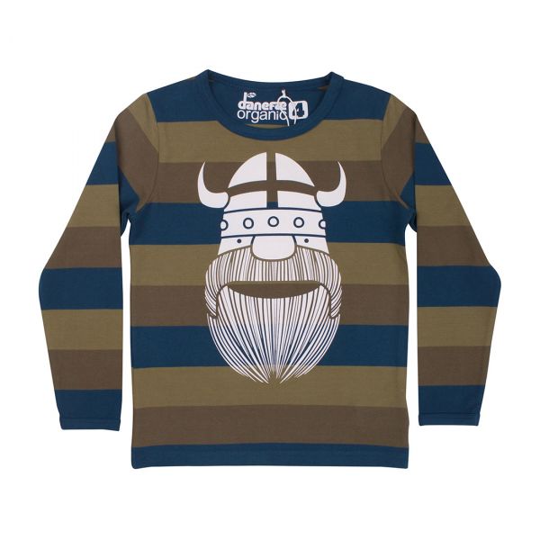 Danefae - ORGANIC - Spire Tee - Jungen Langarm Streifenshirt