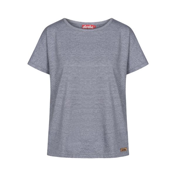 DERBE - GIRLS SHIRT - DAMEN T-SHIRT - NAVY/WHITE-STREIFEN