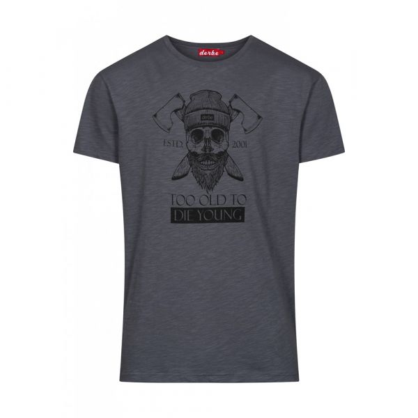 DERBE - TOTDY - HERREN KURZARM T- SHIRT - CASTLEROCK