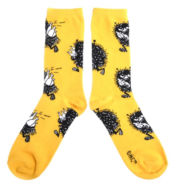 NORDIC BUDDIES - MOOMIN MEN SOCKS - STINKYS GETAWAY - YELLOW - GRÖSSE 40-45