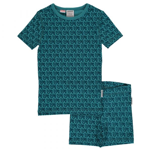 MAXOMORRA - PYJAMA SET SS - KURZER SCHLAFANZUG