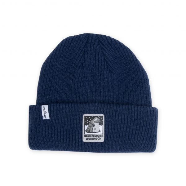 NORDIC BUDDIES - WINTER HAT BEANIE ADULT MORRA - WINTER MÜTZE FÜR ERWACHSENE - NAVY