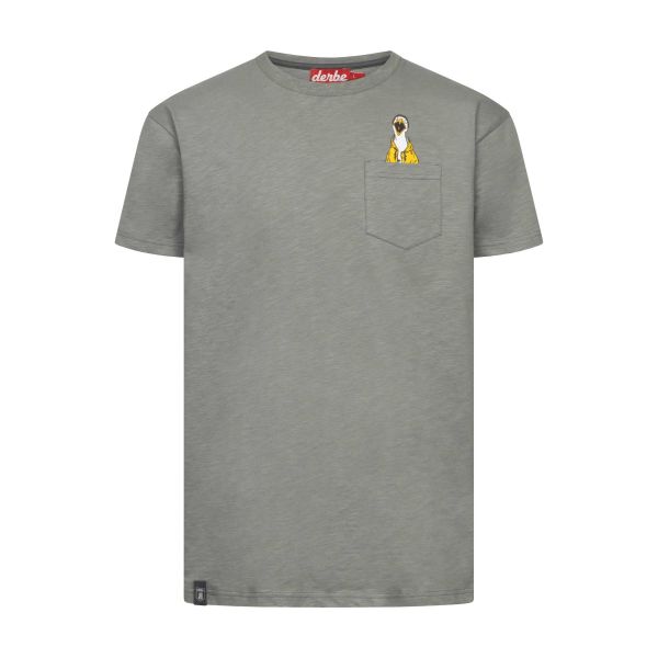 DERBE - SCHREIMÖWE_POCKET - HERREN T-SHIRT