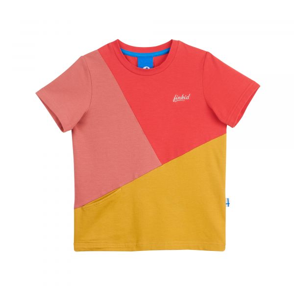 finkid - ANKKURI - KURZARM T-SHIRT IN COLORBLOCKING: