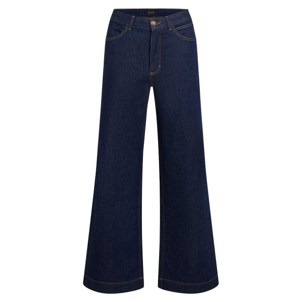 KING LOUIE - PAIGE PANTS ONYX DENIM - DAMEN HOSE - DEEP BLUE