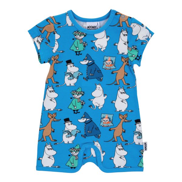 MARTINEX - BOY GANG PLAYSUIT - KURZARM OVERALL - BLUE