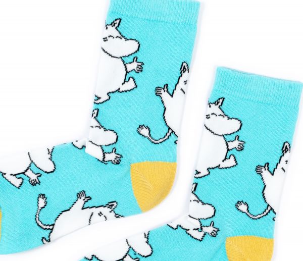 NORDIC BUDDIES - MOOMIN LADIES SOCKS - MOOMIN TURQUOISE GRÖSSE 36-42
