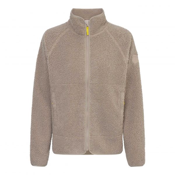 DERBE - KUSCHELBY - DAMEN FLEECEJACKE - COBBLESTONE