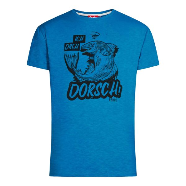 DERBE - DORSCH - HERREN T-SHIRT - SWEDISH BLUE