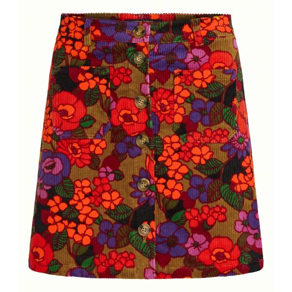KING LOUIE - GARBO MINI SKIRT RAMONE - DAMEN ROCK - MULTI COLOR