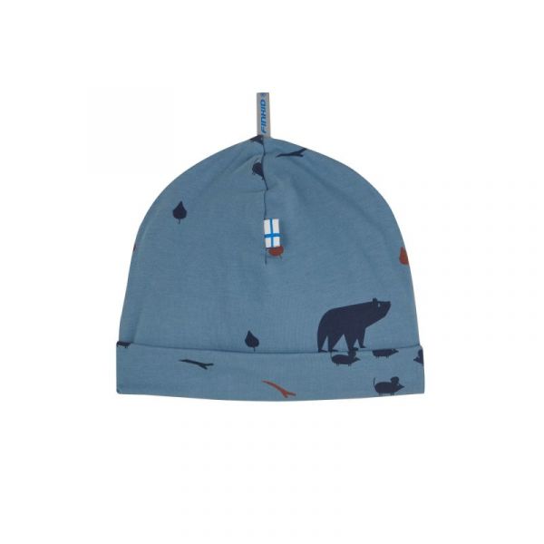 FINKID - HITTI - JERSEY BEANIE MIT TIERPRINT