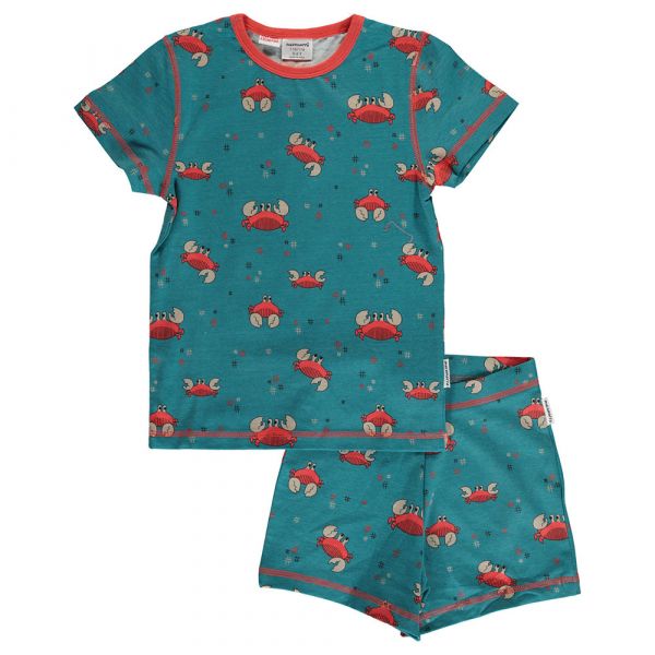 MAXOMORRA - PYJAMA SET SS - KURZER SCHLAFANZUG