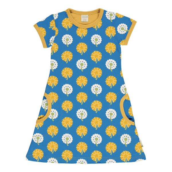 MAXOMORRA - DRESS SS - KLEID KURZARM BIO