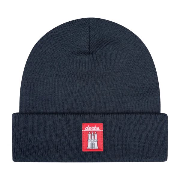 DERBE - BONNET - UNISEX STRICKMÜTZE - NAVY
