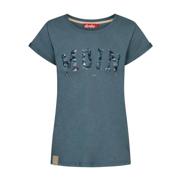 DERBE- FLAMOIN - DAMEN T-SHIRT - ORION BLUE