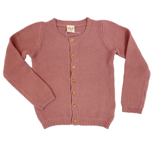 MARTINEX - MA-IA - VIIVI CARDIGAN - STRICKJACLE - ROSE