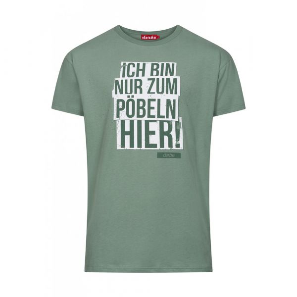 DERBE - PÖBELN BOYS - HERREN KURZARM T- SHIRT - GREEN BAY