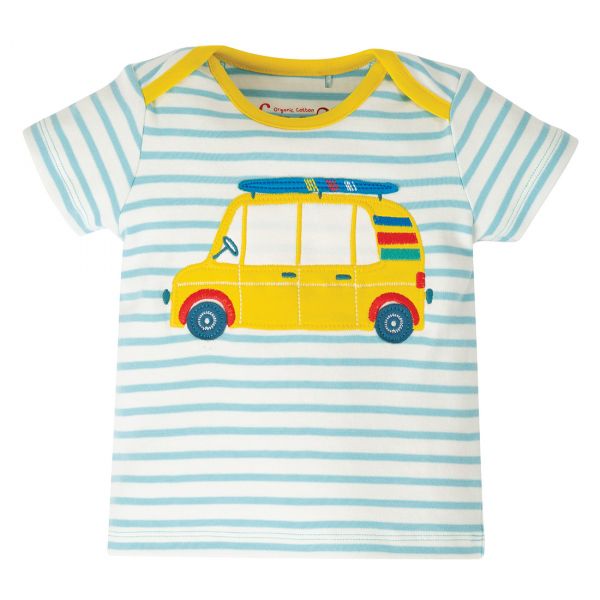 FRUGI - BOBSTER APPLIQUE TOP - KURZARM T-SHIRT