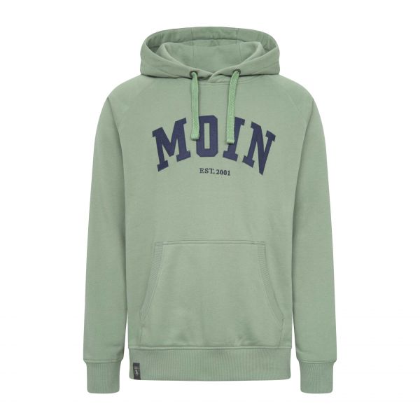 DERBE - MOIN HOODIE - HERREN - KAPUZENPULLOVER - HEDGE GREEN/NAVY