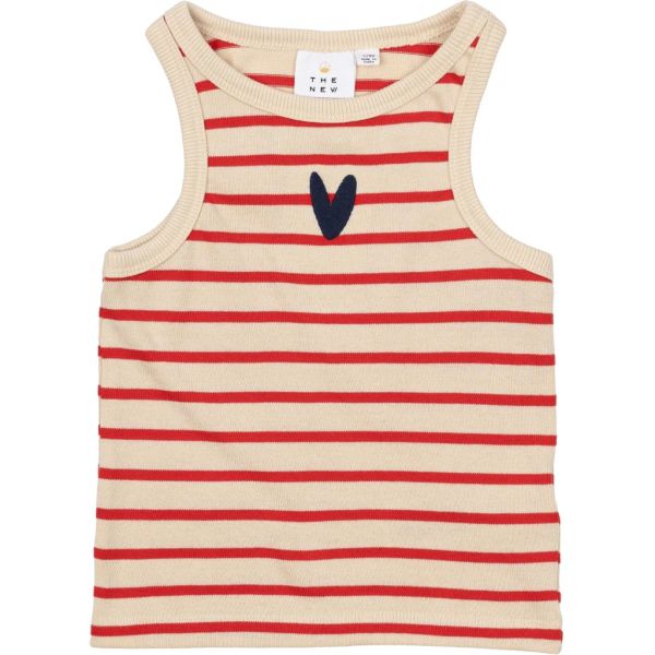 THE NEW - TNNIL SHORT SLEEVELES TOP - GESTREIFTES TRÄGERTOP
