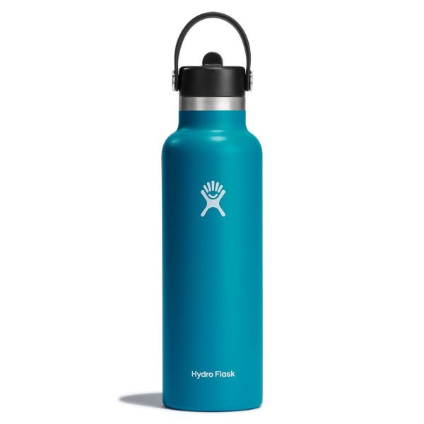 HYDRO FLASK - 21 OZ STANDARD FLEX STRAW CAP - ISOLIERTE TRINKFLASCHE - 621 ml - LAGUNA