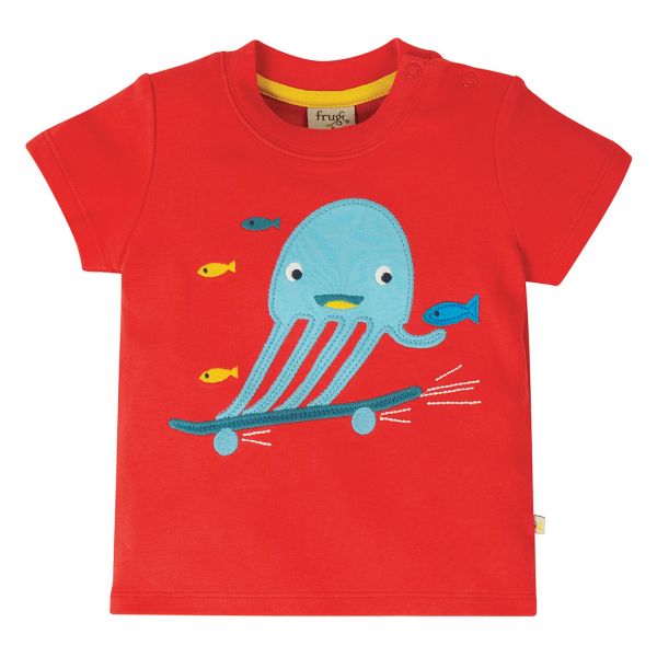 FRUGI - LITTLE CREATURE TOP - KURZARMSHIRT