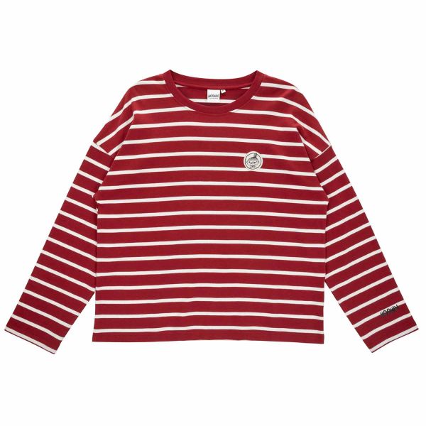 MARTINEX - SIGNE SHIRT - DAMEN LANGARMSHIRT - LITTLE MY RED/ROT