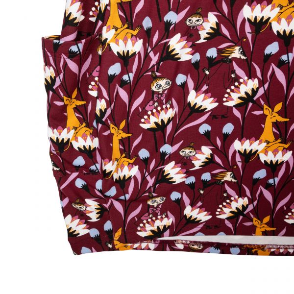 MARTINEX - IRA TUNIC MAGNOLIA - DAMEN TUNIKA - DARK RED
