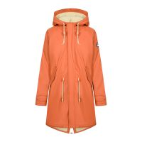 burnt ochre/off white