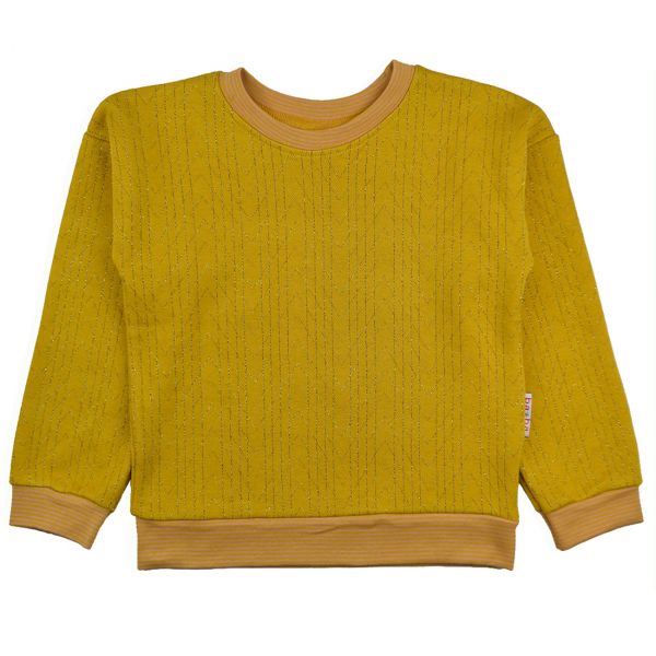 BABA - Uni sweater - Mädchen Langarm Glitzer Shirt