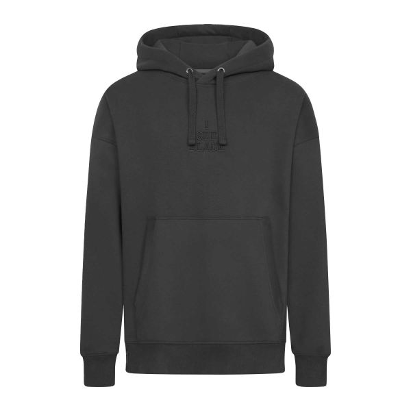 DERBE - BLACK - HERREN KAPUZENPULLOVER - JET BLACK