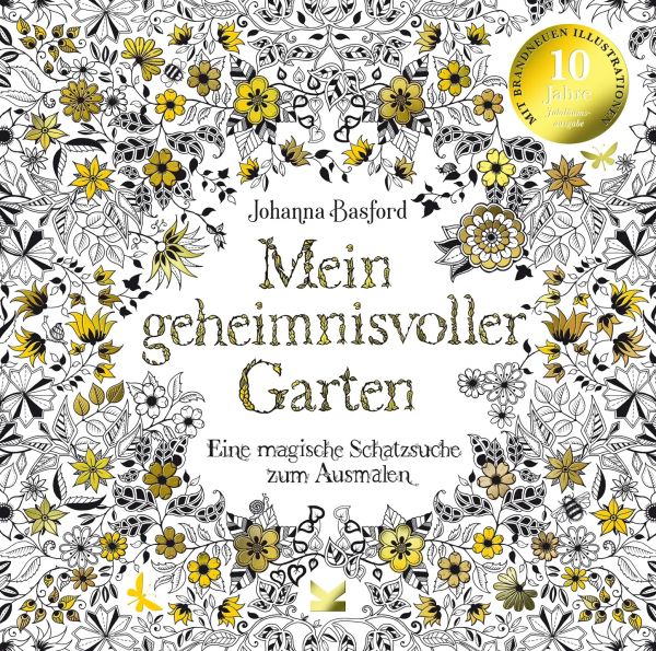 LAURENCE KING - MEIN GEHEIMNISVOLLER GARTEN - EINE MAGISCHE SCHATZSUCHE ZUM AUSMALEN