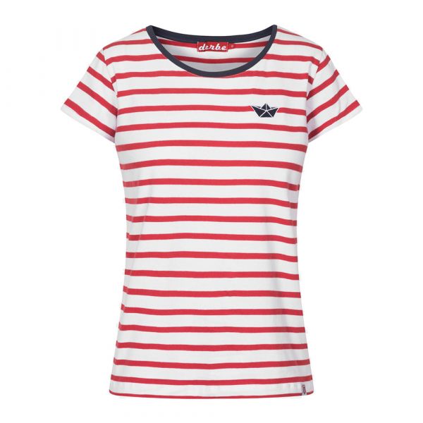 DERBE - SMALL SHIP - DAMEN KURZARM T- SHIRT - NAVY