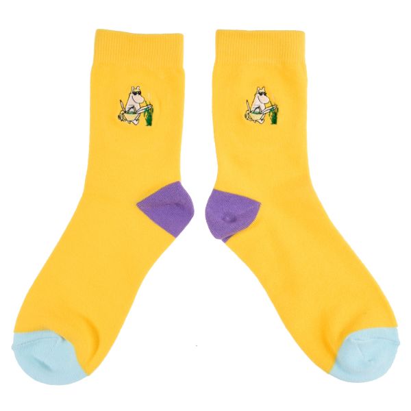 NORDIC BUDDIES - MOOMIN LADIES SOCKS EMBROIDERY - SNORKMAIDEN GRÖSSE 36-42