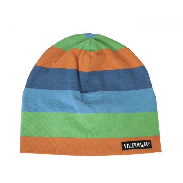 VILLERVALLA - BEANIE STRIPE - GESTREIFTE BIO MÜTZE