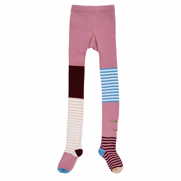 MARTINEX - PIPPI TIGHTS - KINDER STRUMPFHOSE - DROSE/DUNKELROSA