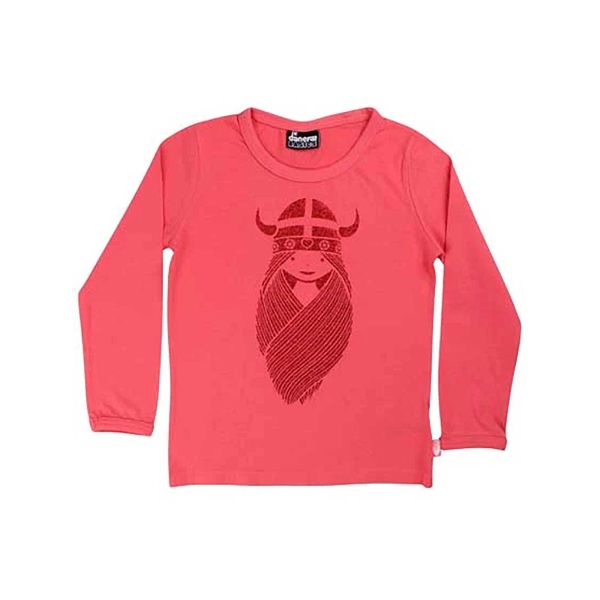 DANEFAE - DANEBASIC LS X - LANGARMSHIRT - WARM CORAL FREJA