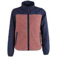 DANEFAE - DANEHAZEL FLEECE ZIP-UP - DAMEN FLEECEJACKE - DK NAVY/ROSE BEIGE DANEFAE - DANEHAZEL FLEECE ZIP-UP - DAMEN FLEECEJACKE - DK NAVY/ROSE BEIGE