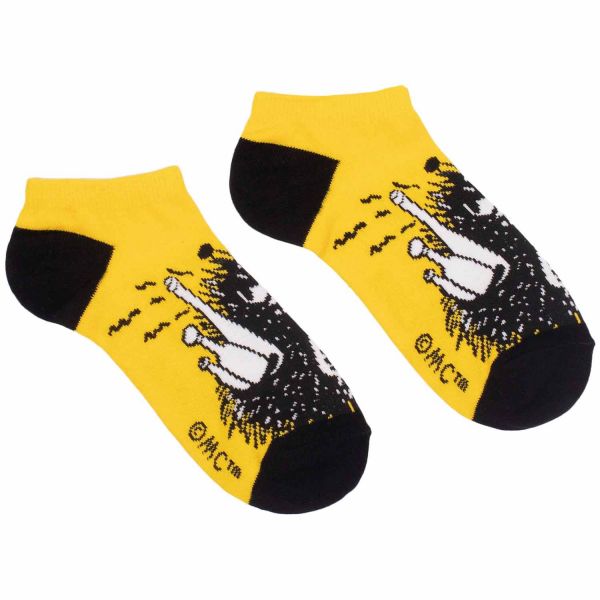 NORDIC BUDDIES - MOOMIN STINKY PRANKING ANKLE MEN SOCKS - YELLOW GRÖSSE 40-45