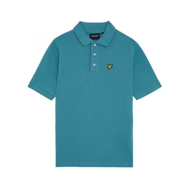 LYLE & SCOTT - PLAIN POLO SHIRT - SPORTSHIRT MIT KRAGEN - BLUE STORM
