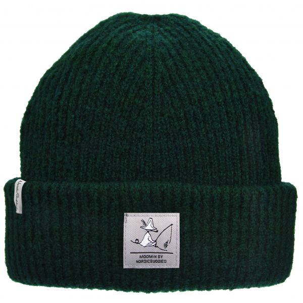 NORDIC BUDDIES - WINTER HAT BEANIE ADULT MOOMIN SNUFKIN - WINTER MÜTZE FÜR ERWACHSENE - GREEN