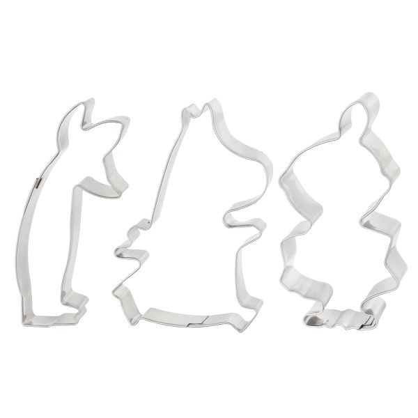 MARTINEX - L-MOOMIN COOKIE CUTTERS 3 PCS - MOOMIN AUSSTECHER IM 3-ER PACK