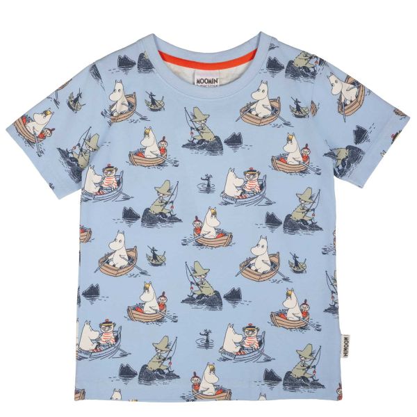 MARTINEX - BOATERS T-SHIRT - KURZARM T-SHIRT - PALE BLUE