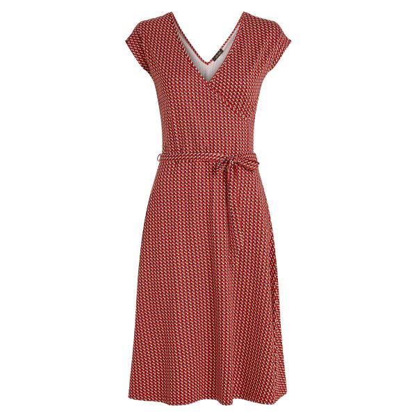 KING LOUIE - MIRA DRESS BORA BORA - DAMEN KLEID KURZARM - CHILI RED