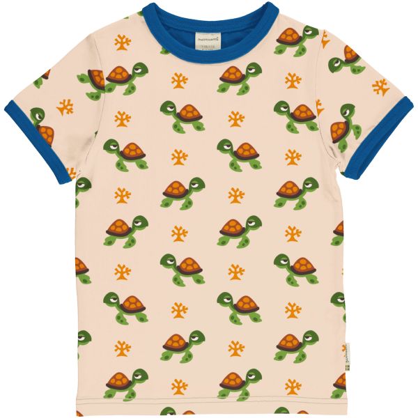 MAXOMORRA - TOP SS - KURZARM T- SHIRT - TURTLE